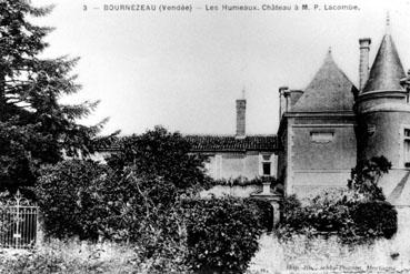 Iconographie - Les Humeaux, Château à M. P. Lacombe