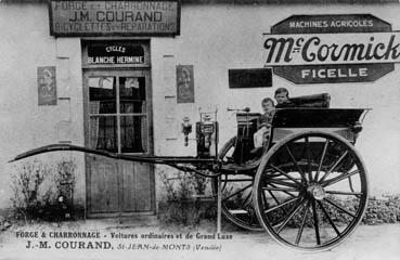 Iconographie - Forge & charronnage - Voiture ... J.M. Courand..