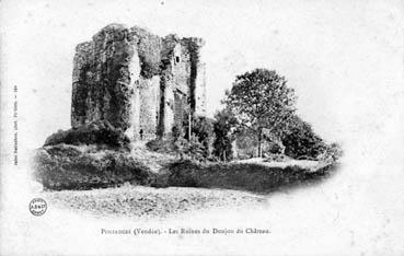 Iconographie - Les ruines du Donjon de Pouzauges