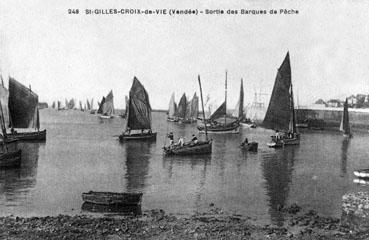 Iconographie - Sortie des barques de pêche