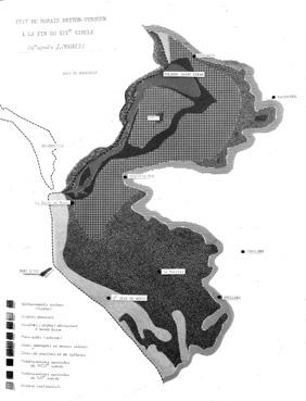 Iconographie - Etat du marais à la fin du XIXe s. selon J. Mounès