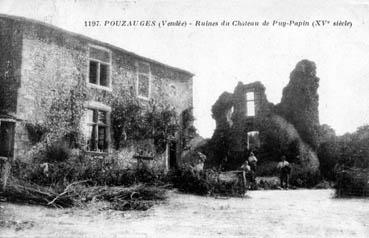 Iconographie - Ruines du château du Puy Papin (Xve siècle)