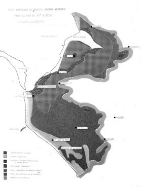 Iconographie - Etat du marais vers la fin XVe d'après J. Mounès