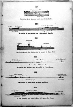 Iconographie - Côte et amers de 324 à 329