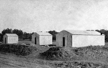 Iconographie - Construction du camp américain au Champ Gaillard