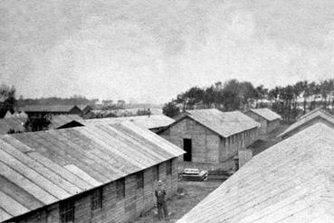 Iconographie - Construction du camp américain au Champ Gaillard