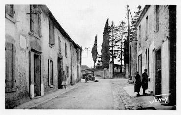 Iconographie - Rue et maison natale de Mr  G. Clemenceau