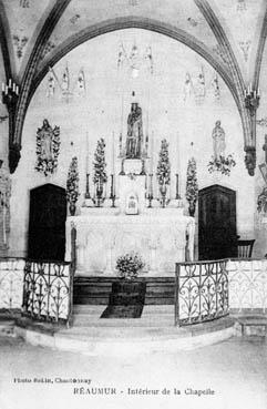 Iconographie - Intérieur de la chapelle