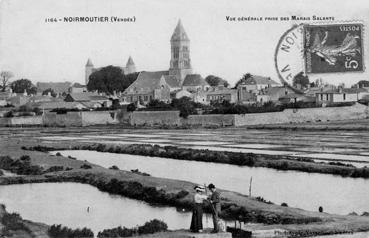 Iconographie - Vue générale prise des marais salants