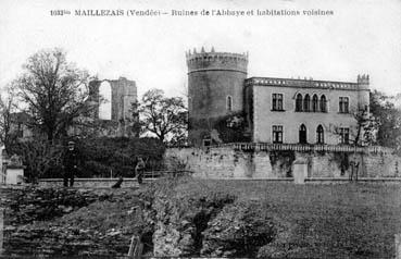 Iconographie - Ruines de l'abbaye et habitations voisines