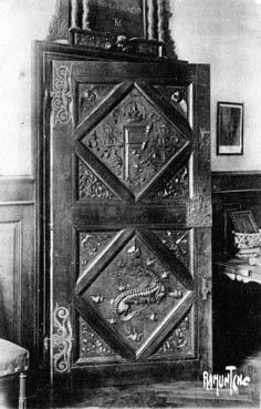 Iconographie - Château de Terre-Neuve - Porte du cabinet de travail de François 1er