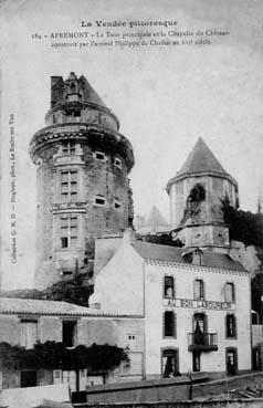 Iconographie - La tour principale et la chapelle du château