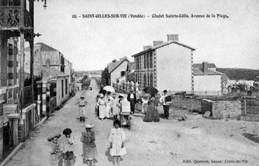 Iconographie - Chalet Sainte-Odile, avenue de la Plage