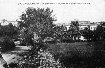 Iconographie - Vue prise de la route du Petit-Bourg