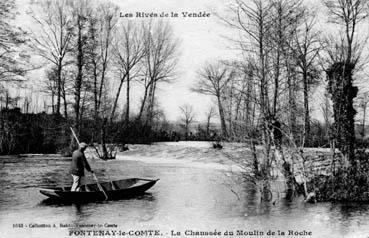 Iconographie - La chaussée au moulin de la Roche