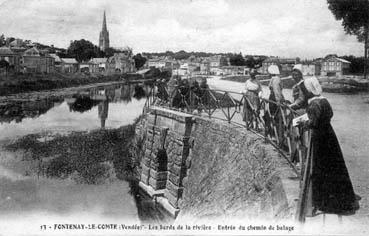 Iconographie - Les bord de la rivière - Entrée du chemin de halage