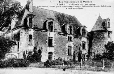 Iconographie - Féole - Château de l'Aubraie