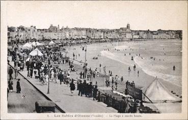 Iconographie - La plage à marée haute