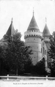 Iconographie - Façade de la chapelle de Bourgenay