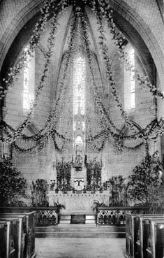 Iconographie - Intérieur de l'église "Le choeur "