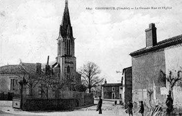 Iconographie - La Grande Rue et l'église