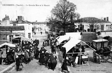 Iconographie - La Grande Rue et le marché