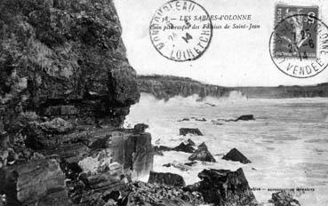 Iconographie - Coin pittoresque des falaises de Saint-Jean