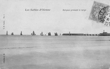 Iconographie - Barques prenant le large