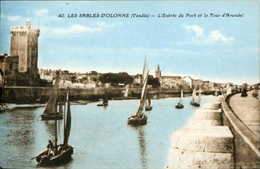 Iconographie - L'entrée du port et la Tour d'Arundel