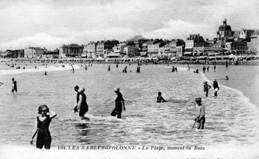 Iconographie - La plage, moment du bain