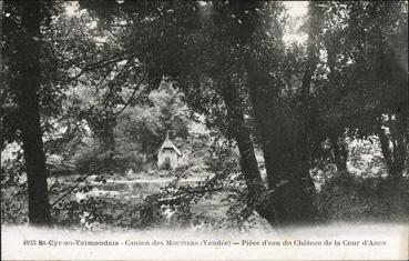 Iconographie - Pièce d'eau du château de la Cour d'Aron