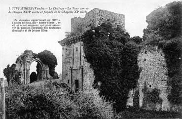 Iconographie - Le château - La tour carrée du donjon
