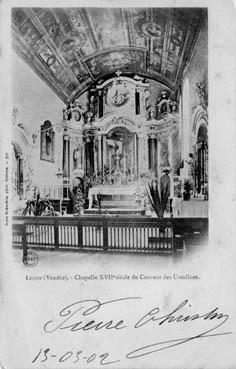 Iconographie - Chapelle XVIIe siècle du couvent des Ursulines