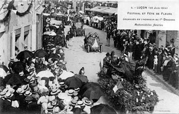 Iconographie - Festival et Fête des Fleurs - Automobiles fleuries