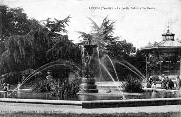 Iconographie - Le jardin public - Le bassin