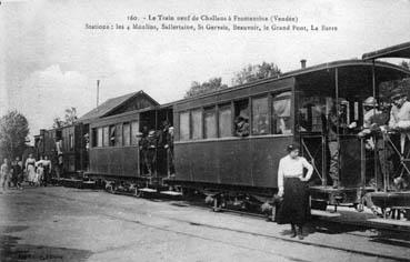 Iconographie - Le train neuf de Challans à Fromentine