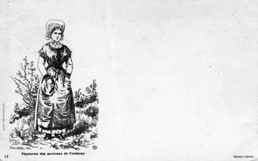 Iconographie - Paysanne des environs de Fontenay le Comte