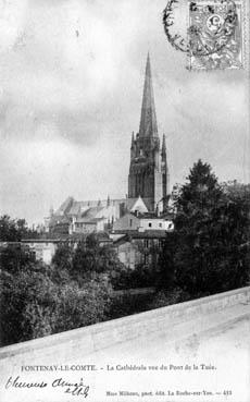 Iconographie - La cathédrale vue du pont de la Tuée