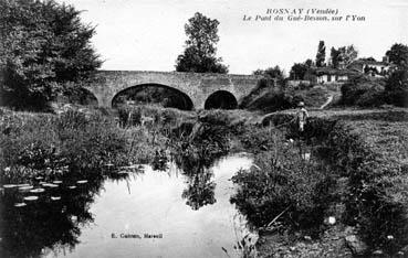 Iconographie - Le pont du Gué-Besson, sur l'Yon