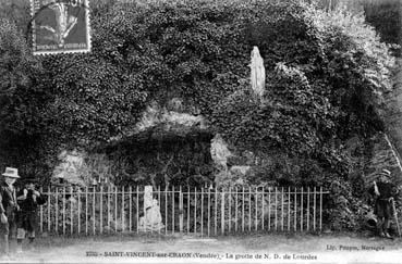 Iconographie - La grotte de N.D. de Lourdes