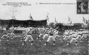 Iconographie - Fête gymnastique et musicale - 2. Mouvements