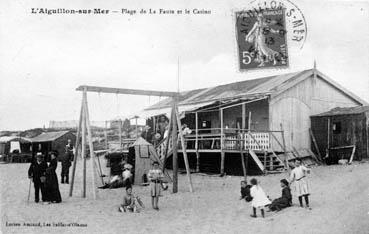 Iconographie - Plage de la Faute et le casino