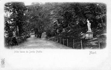 Iconographie - Allée basse du jardin public