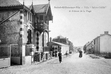 Iconographie - Villa "Sainte Odile" et avenue de la Plage