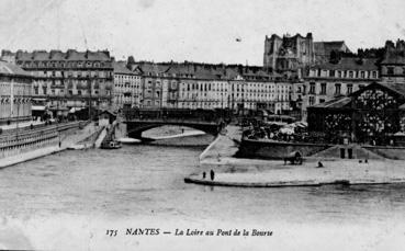 Iconographie - La Loire au Pont de la Bourse