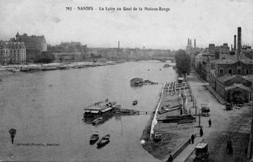 Iconographie - La Loire au quai de la Maison-Rouge