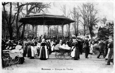 Iconographie - Rennes - Kiosque du Thabor