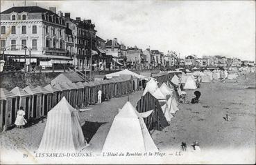 Iconographie - L'Hôtel du Remblai et la plage