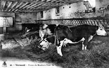 Iconographie - Ferme du Moulin à Vent - La vacherie