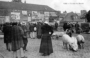 Iconographie - Vire - Un coin du marché